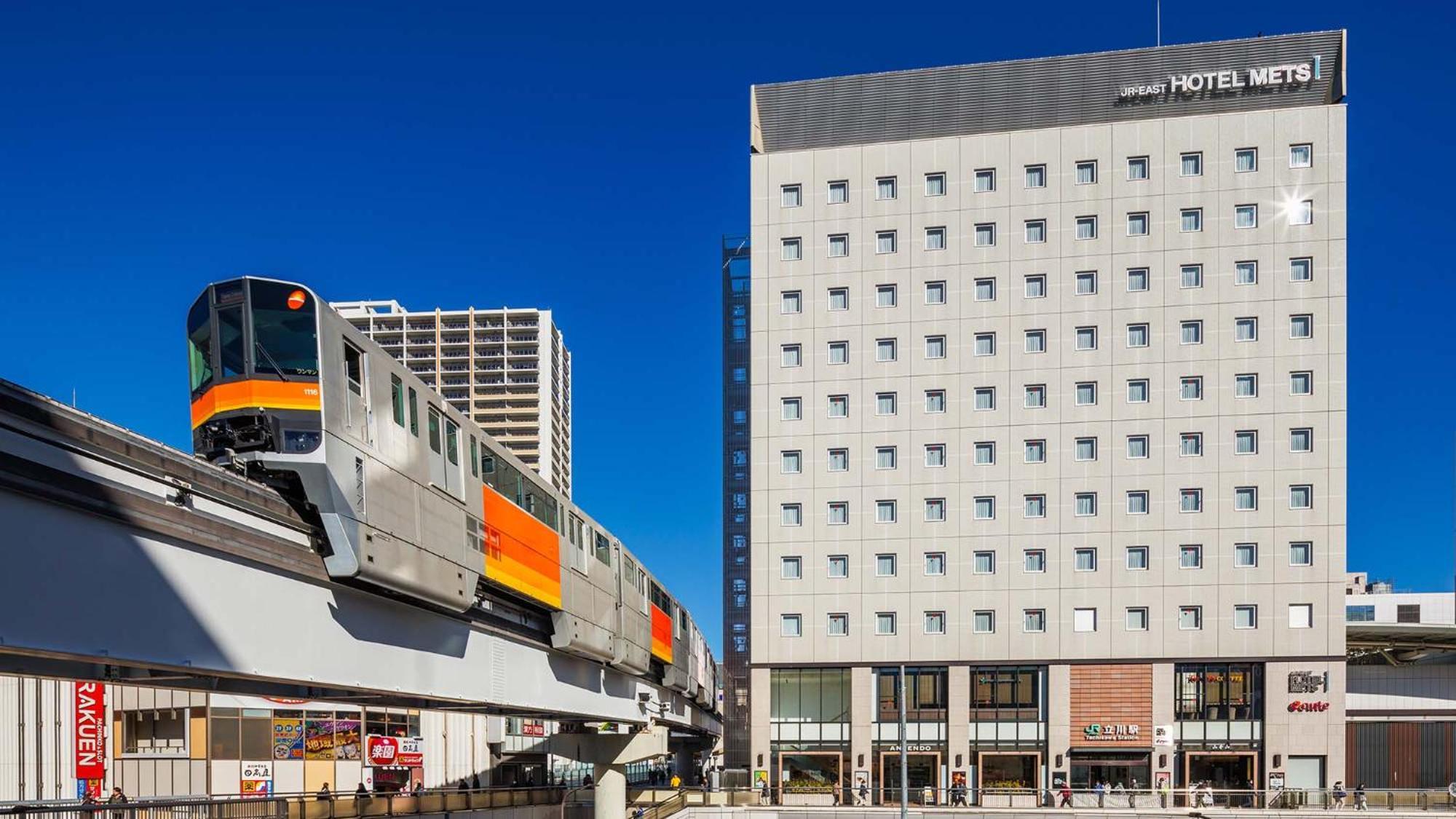 Jr-East Hotel Mets Tacsikava Kültér fotó